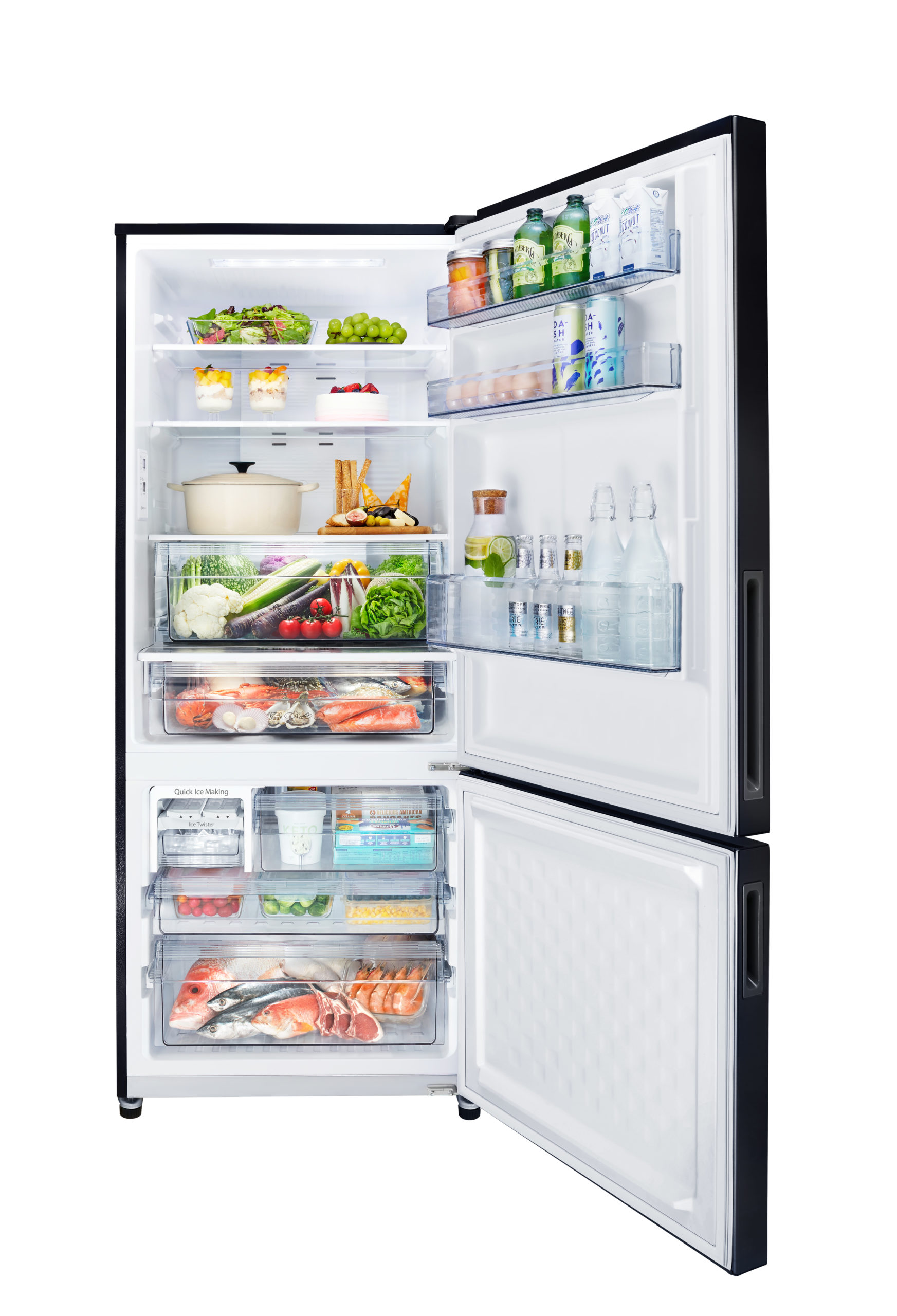 Panasonic refrigerator clearance bottom freezer
