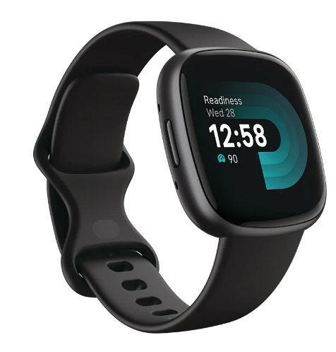 Fitbit Versa 4 - Black/Graphite - MyHome - Easy pay, affordable homeware