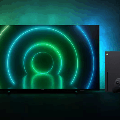 Microsoft Xbox Series X Combo - Microsoft Xbox Series X 1TB Console and Philips 50 inch 4K Android Smart TV Ambilight