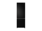 Panasonic 332L Bottom Freezer Fridge - Black Gloss Steel