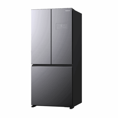 Panasonic 500L Premium French Door Refrigerator - Matte Silver
