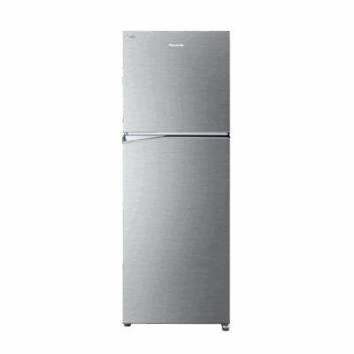 Panasonic 306L Top Freezer Fridge - Stainless Silver