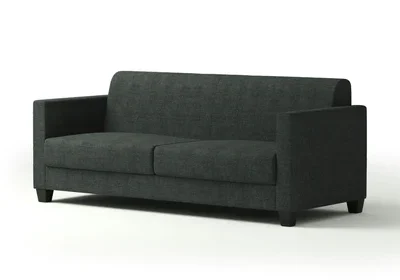 Charleston 3 Seater - Charcoal Fabric
