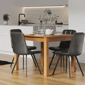 Charleston 5 Piece Dining Suite - Old Rimu