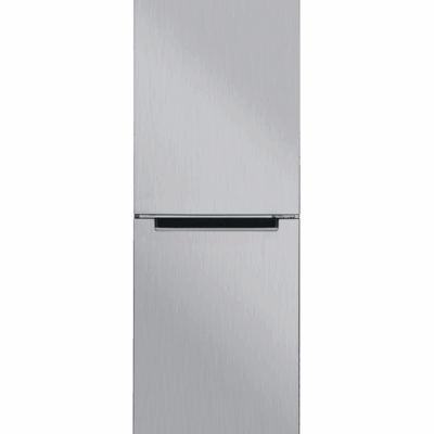 Haier 230L Fridge Freezer - Stainless Steel