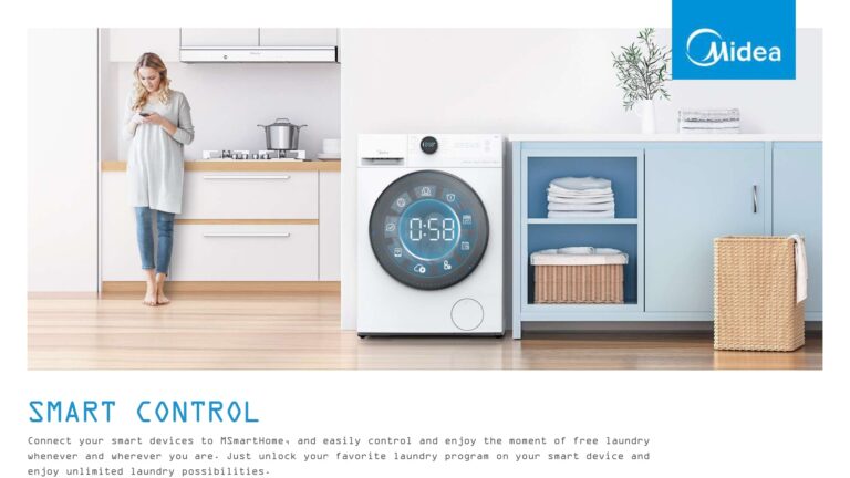 Midea 9kg Front Loader - Grey - Image 6