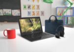 Asus C204 11.6 inch GGB RAM 32GB Rugged Spill Resistant Keyboard Chromebook with Belkin Kids Wired On Ear Headphones and Chromebook Bag