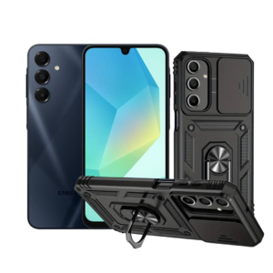 Samsung Galaxy A16 6GB 128GB Mobile Phone with Shockproof Case and Screen Protector Package