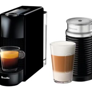 Nespresso Breville Essenza Mini Capsule Espresso Machine with Milk Frother