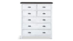 Fergus 7 Drawer Chest - White Wash