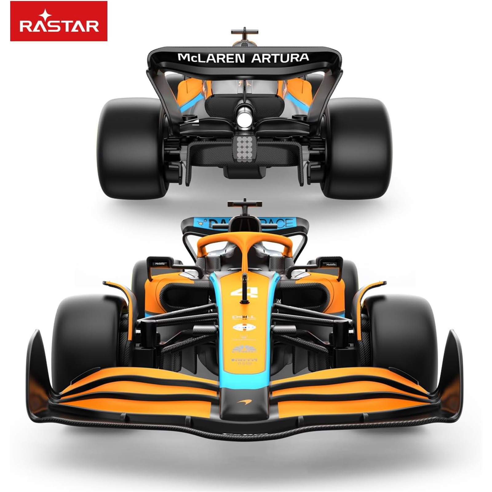RASTAR 1:18 McLaren F1 MCL36 Racing Car Remote Car- Batteries Not Included - For Ages 6+ - Image 3