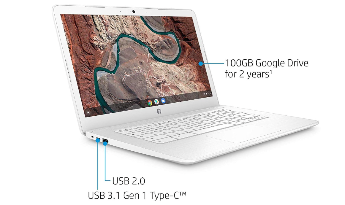 HP 14-inch AMD A4 Series 4GB Chromebook - Image 2