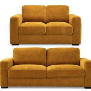 Cove 3 + 2 Seater Sofa Set - Mustard