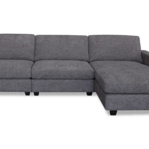 Rosi 3.5 Seater Reversible Chaise - Charcoal