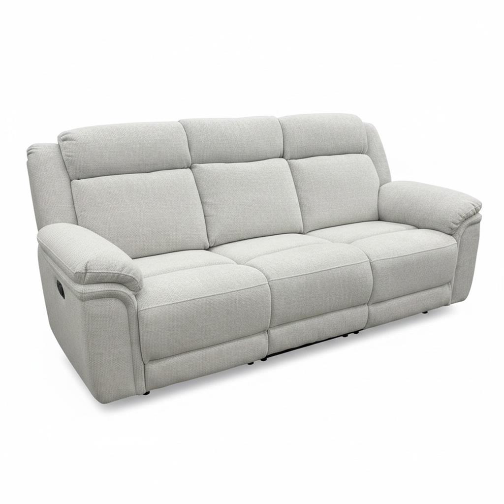 Rover 3 Seater - Beige - 2 Reclining Seats
